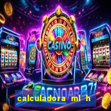 calculadora ml h para mcg kg min